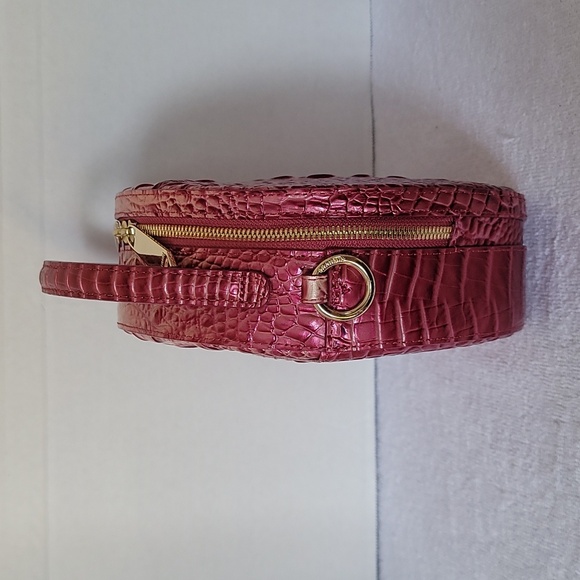 Brahmin Lane top handle Lotus canteen metallic leather handbag - Picture 7 of 15